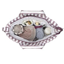 Bolsa Canastilla Cherry Rayas de Pasito a Pasito