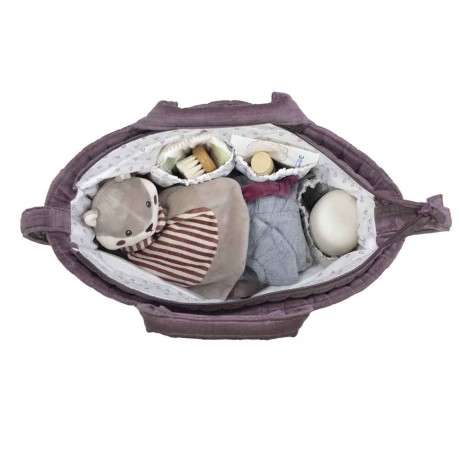 Bolsa Canastilla Cherry Velvet Pasito a Pasito