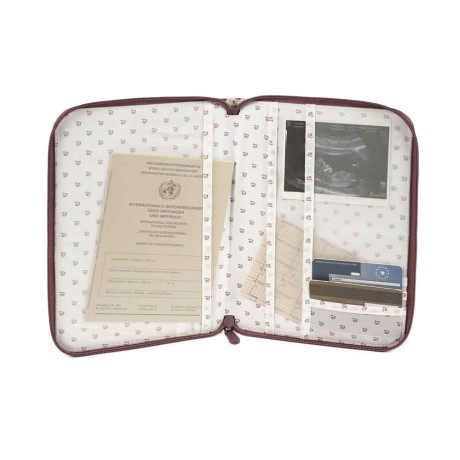 Portadocumentos Cherry Flores Pasito a Pasito