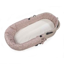 Cubre Cuco Dual + Sábana Ajustable Cherry Flores Pasito 