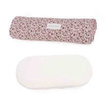 Sábana Ajustable + Muselina Cherry Flores de Pasito a Pasito