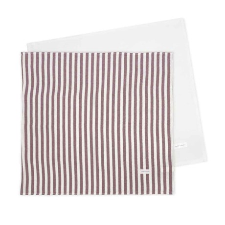 Set 2 muselinas 70x70 cm Cherry Rayas Pasito a Pasito