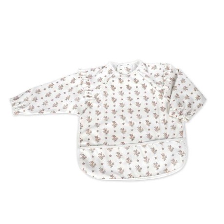 Babero con Mangas Botton Flores Walking Mum