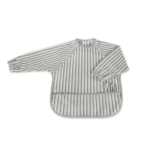 Babero con Mangas Botton Rayas Walking Mum