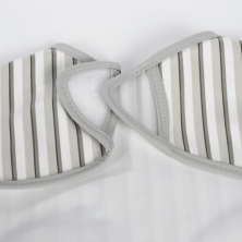 Babero Botton Rayas Walking Mum