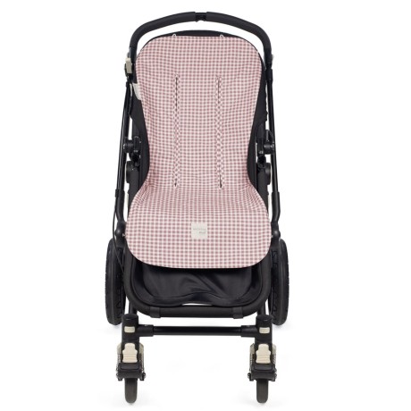 Colchoneta silla bebé Walking Mum I Love Vichy Rosa