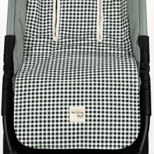 Colchoneta silla bebé Walking Mum I Love Vichy Negro