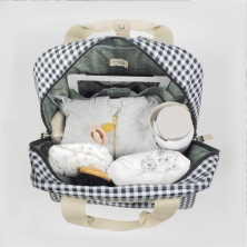 Mochila I Love Vichy Negro Walking Mum