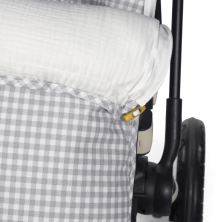 Saco Silla I Love Vichy Cuadro Gris En Walking Mum