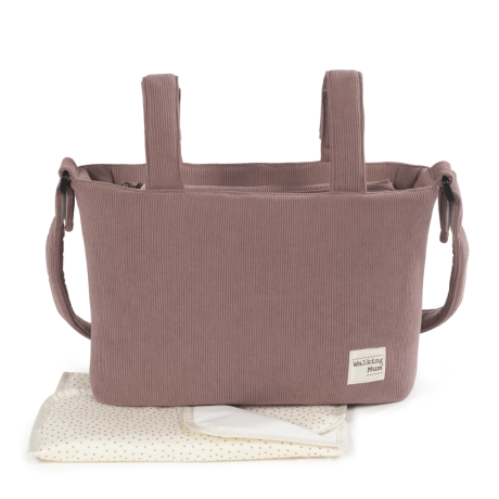 Bolsa Canastilla Pana Gala Cerise Walking Mum