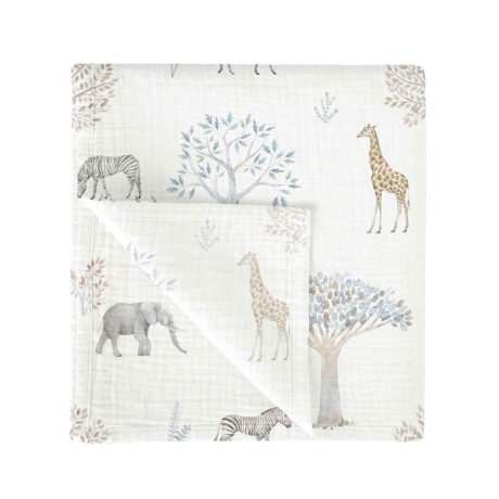 Muselina Bambu 120X120 Tanzania Bimbi