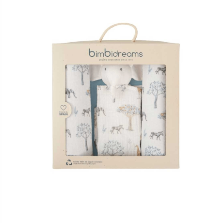 Set Regalo Gasitas+Doudou Sgd Tanzania Bimbi