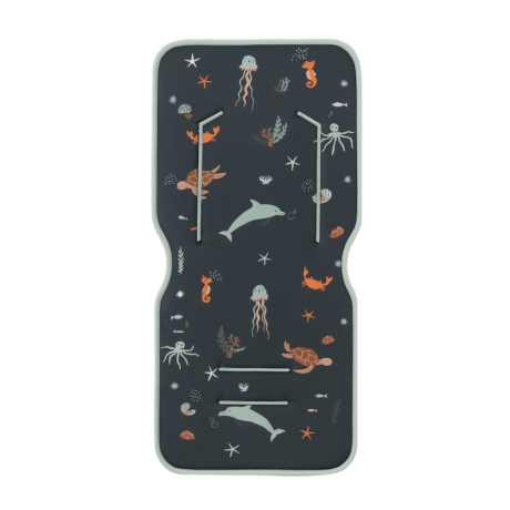 Colchoneta Recta Dolphin Azul Bimbi