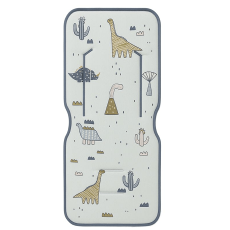 Colchoneta Recta Dinosaurius Azul Bimbi