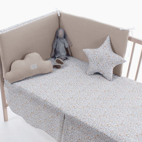 Colcha Cuna T/60 Marga Piedra Uzturre