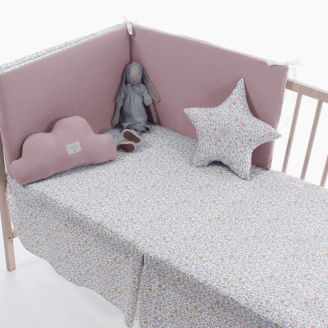 Colcha Cuna T/60 Marga Rosa Uzturre