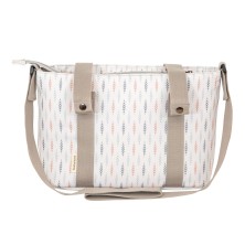 Bolso Crossbody Etnic Beige Bimbi + Cambiador | Bolso Maternal