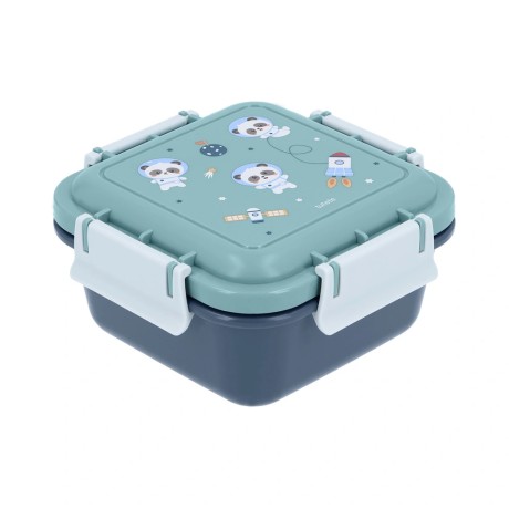 Caja Almuerzo Grande Pandas in Space Tutete | Fiambrera Infantil