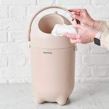Papelera de Pañales DROPY Nattou | Cubo Antiolor sin Recambios