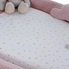 Minicuna Ratán Uzturre Roberta + Vestidura y Colchón